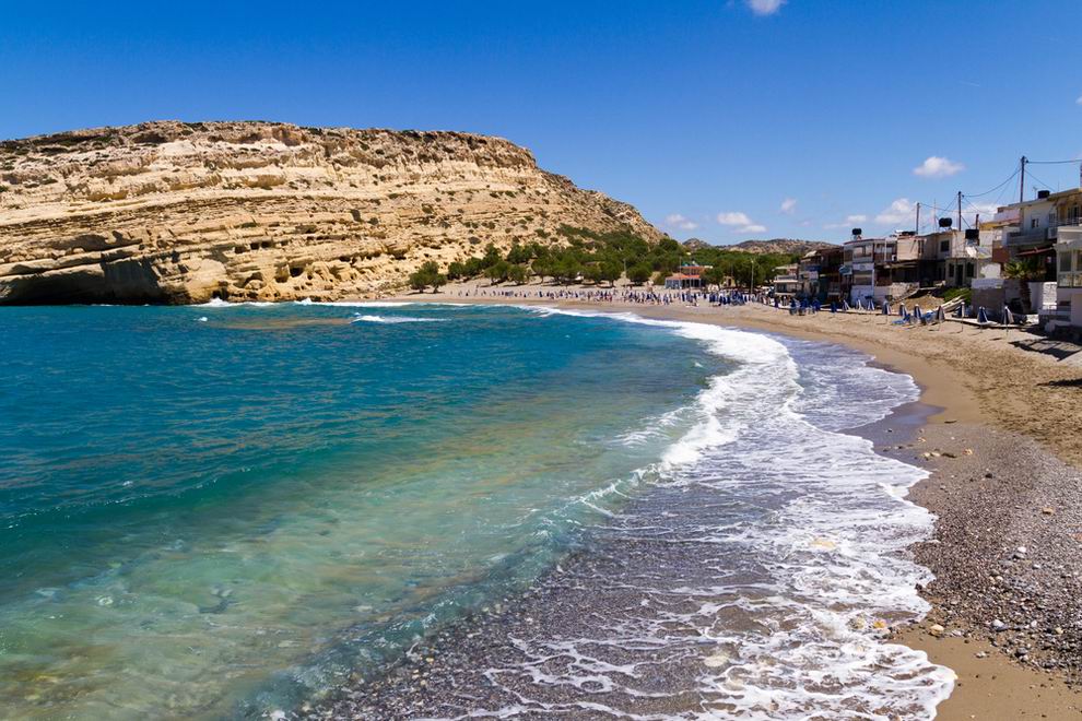matala beach kréta sziget