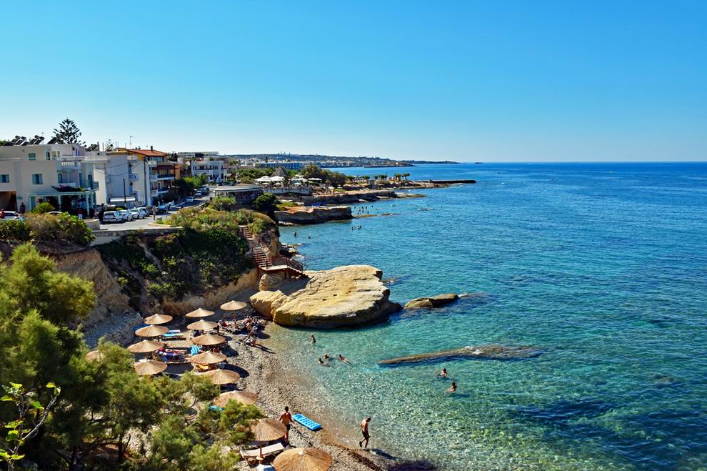 Hersonissos beach